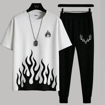 New Stylish n Premium Fire Printed Track Suits - JELLA